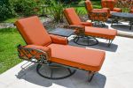 Chillounger Swivel Loungers and Side Table Set of 3 (KIT)