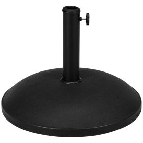 20" 55 lb Outdoor Patio Round Cement Umbrella Stand Base for the Deck or Porch with Variable Umbrella Hole