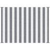 9' x 12' RV Outdoor Rugs / RV Outdoor Carpet with Carrying Bag, Gray & White Striped