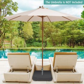 Fillable Umbrella Base with 2 Sandbags and Dust-proof Cover