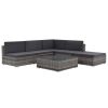Sofa Set Grey, Dark Grey