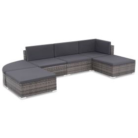 Sofa Set Gray and Dark Gray