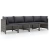 Garden Sofa Grey, Anthracite