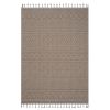 5X7 Mocha /Geometric Indoor/Outdoor Area Rug