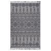 6X9 White/Gray /Traditional Indoor/Outdoor Area Rug