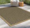 Earth GC_NTL1003 Jute/Black 7 ft. 10 in. x 10 ft. 3 in. Indoor/Outdoor Area Rug