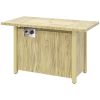 43" Propane Fire Pit Table 50,000 BTU Outdoor Gas Fire Table with Waterproof Cover