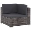 Sofa Set Gray and Dark Gray