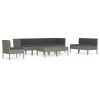 Garden Furniture Set Grey