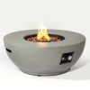 Steel Propane Fire Bowl Outdoor Round Propane Fire Pit with Tank Holder
