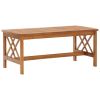 Garden Lounge Set Dark grey, Natural wood Solid acacia wood Medium