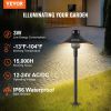 VEVOR 12 Pack Low Voltage Landscape Path Lights, 3W 210LM 12V-24VAC/DC Outdoor LED Pathway Lighting