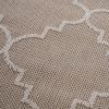 NAAR Guros Collection 8X10 Ivory /Trellis Indoor/Outdoor Area Rug