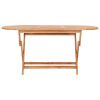 Garden Table And Chair Natural Teak