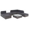 Sofa Set Grey and Dark Grey