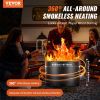 VEVOR Smokeless Fire Pit Stove Bonfire, H: 18 in x Dia: 28 in ,Wood Burning Fireplaces with Removable Ash Pan