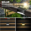 32/16 PCS Solar Deck Lights Outdoor, Solar Step Lights Waterproof Led Solar lights for Outdoor Stairs, Step , Fence, Yard, Patio