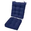 2Pcs/Set 1Pc Back Cushion and 1Pc Seat Cushion Rocking Chair Cushion Upper And Lower Back And Seat Sets
