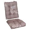 2Pcs/Set 1Pc Back Cushion and 1Pc Seat Cushion Rocking Chair Cushion Upper And Lower Back And Seat Sets