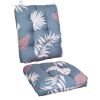 2Pcs/Set 1Pc Back Cushion and 1Pc Seat Cushion Rocking Chair Cushion Upper And Lower Back And Seat Sets