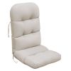 Adirondack Chair Cushion, High Back Rocking Chairs Cushion, Waterproof All-Weather Rocker Chair Cushion for Outdoor Patio Garden Porch