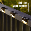 8/16/32 solar outdoor deck lights, garden lights, atmosphere lights, LED walk lights, light source control, suitable for balconies, terraces