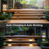 8/16/32 solar outdoor deck lights, garden lights, atmosphere lights, LED walk lights, light source control, suitable for balconies, terraces