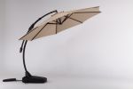 Cantilever Outdoor  Umbrella with Base , Aluminum Offset Umbrella.(Included 2 Packages)
