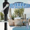 8.6FT Patio Umbrella, UPF 30+ Outdoor Market Umbrella, 2-Tier Vented Patio Table Umbrella with Crank 8 Ribs