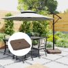 Square Patio Umbrella Base, Cantilever Offset Umbrella Base Heavy Duty Outdoor Umbrella Stand Base