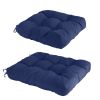 2Pcs/Set 1Pc Back Cushion and 1Pc Seat Cushion Rocking Chair Cushion Upper And Lower Back And Seat Sets