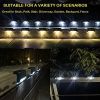 8/16/32 solar outdoor deck lights, garden lights, atmosphere lights, LED walk lights, light source control, suitable for balconies, terraces